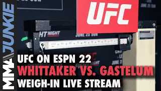 UFC on ESPN 22 official weigh-in live stream