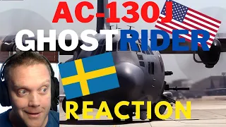 A Swede reacts to: the BEAST in the sky! America's New AC 130J Ghostrider