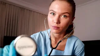 ASMR Night Nurse Lizi Checks You and Help You Sleep.  Medical RP, Personal Attention