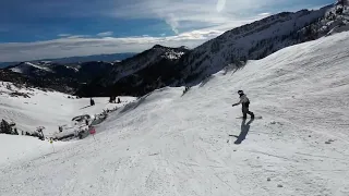 Taking a Run: Snowbird's Mineral Basin (Peruvian Tunnel, Almost Corn, High Stakes, Lone Star)