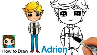 How to Draw Adrien Agreste | Miraculous Ladybug