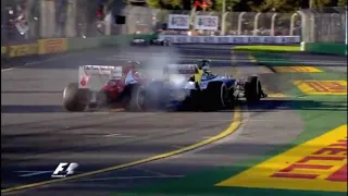 F1 2012 Massa Collides With Senna