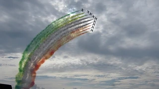 Frecce Tricolori at Tour de sky 2014 Airshow in Oulu Finland