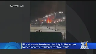 Residents placed on stay-at-home order due to Braintree waste facility fire