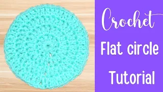 Crochet Coaster Flat Circle Tutorial: Perfect for Beginners!