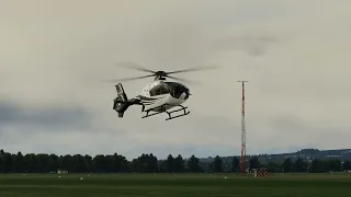 X-Plane 12: HSF & RotorSim Eurocopter EC-135 or Airbus H135 Landing