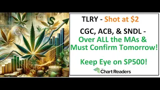 #TLRY #CGC #ACB #SNDL - WEED STOCK Technical Analysis