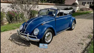 VOLKSWAGEN COCCINELLE CABRIOLET de 1967 vendue  chez Gt Vintage Classic Cars