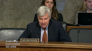 Sen. Whitehouse Criticizes Forced Arbitration at a Judiciary Committee Hearing