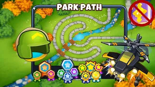 Park Path [Military Monkeys Only] Guide | No Monkey Knowledge | BTD 6 (2023 Updated)