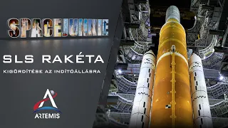 NASA  |  Artemis-1  |  SLS rakéta kigördítése az indítóállásra élő közvetítés