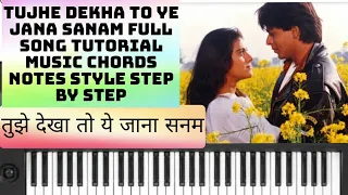 Tujhe Dekha To yah Jana Sanam || Full Song Tutorial Step by Step ||