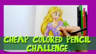 CRAYOLA COLORED PENCILS (Cheap Art Supplies Challenge) - @dramaticparrot