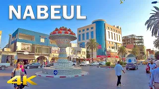 Nabeul/نابل Coastal city Walking Tour in Tunisia【4K HD – 60fps】🇹🇳