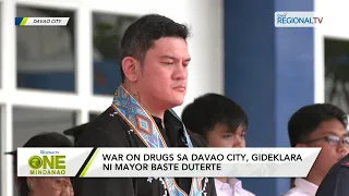 One Mindanao: War on drugs sa Davao City, gideklara ni Mayor Baste Duterte