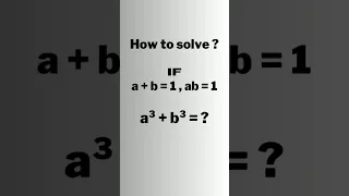 A Nice Algebra Problem with Expansion #shorts #olympiad #maths #mathematics #matholympiad #algebra