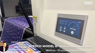 ATEXCO model X Plus vs. model H: Which industrial sublimation printer suits your business?