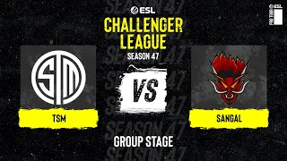 TSM vs. Sangal - Map 1 [Mirage] - ESL Challenger League S47 - Europe