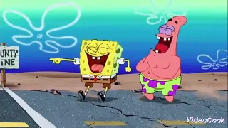 SpongeBob and Patrick laughing yeah
