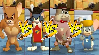 Tom and Jerry in War of the Whiskers Nibbles Vs Tom Vs Spike Vs Monster Jerry (Master Difficulty)