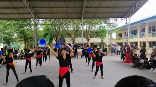 Festival Dance "Ati-atihan" performed by grade 7 students, as their final performance.