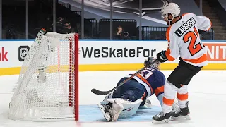 Laughton dangles for spectacular breakaway goal