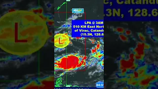 PAGASA Weather Update:  LPA sa Catanduanes baka maging bagyo