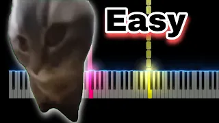 Chipi Chipi Chapa Chapa Dubi Dubi Daba Daba - Cat Dance Meme (Easy Piano Tutorial)