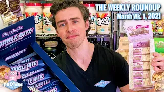 Weekly Roundup - Mar Wk 1 2021 | Barebells Double Bite Bars, Mountain Joe's Protein Blondies + more!