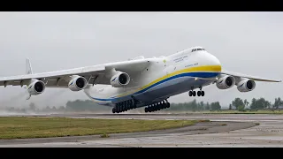 Ан-225 МРИЯ. Проход для зрителей и посадка самого большого самолета в Варшаве. Видео из кабины.