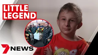 Leo Lagana has been laid to rest with his family demanding answers about his death | 7NEWS