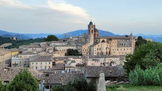 4K HDR Marche Walking Tour | Urbino | Marche (PU) Walk Slow TV - ITALY Sep 2021