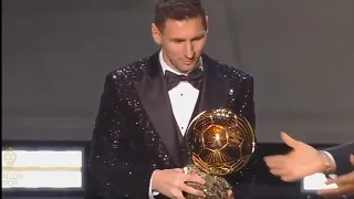 Lionel Messi wins ballon d'or 2021 | full speech and reactions