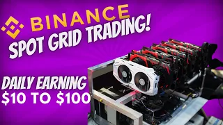 Binance Daily Earning Trick | Binance Spot Grid Trading | Binance Trading Best Strategy