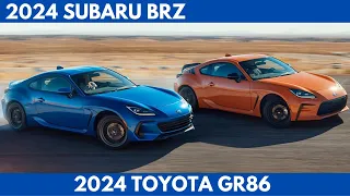 2024 Subaru BRZ Vs. 2024 Toyota GR86 as a high-level Comparison