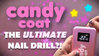 The Ultimate Nail Drill? Candy Coat Holo Candy Nail Drill Review + Demo | Makartt DUPE? Must Watch!