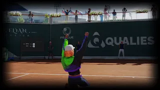 🎾 ONLINE World Tour #1 - MyPLAYER vs Powerful Serve (4K 60fps Gameplay) - TopSpin 2K25