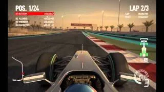 F1 2010 - Gameplay - (PC) - McLaren - Jenson Button - Clear Wheater in Abu Dhabi