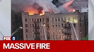 Massive Bronx fire leaves multiple injured, over 100 displaced