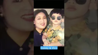 Mother & son Ms Coney Reyes and Vico Sotto#throwback#tribute