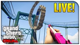 GTA 5 Online - EPIC "FIRST PERSON" RACES & RAMPS! (Funny Moments Gameplay) [GTA V PS4 / Xbox One]