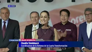 Claudia Sheinbaum es anunciada como candidata presidencial de Morena | Imagen Noticias