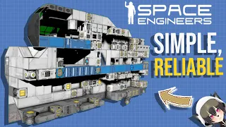 Space Engineers Ship Interior Layout Tutorial - Survival Design Guide