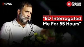 Rahul Gandhi Recalls 55-Hour Interrogation by ED in Lucknow Speech