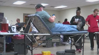 Ross County residents donate blood in honor of deputy seriously injured in shooting