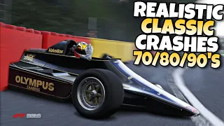 F1 REALISTIC CLASSIC CRASHES 70/80/90'S #16