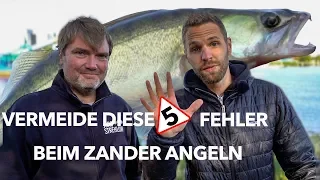 5 häufigsten FEHLER beim ZANDERANGELN & wie DU sie VERMEIDEST - mit Jörg Strehlow