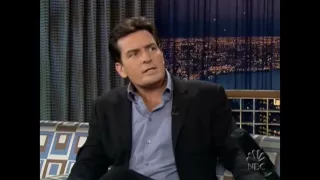 Charlie Sheen on "Late Night with Conan O'Brien" - 2/18/05