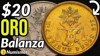 Old Mexican gold coin today is worth THOUSANDS of pesos - $20 Pesos Gold Balance