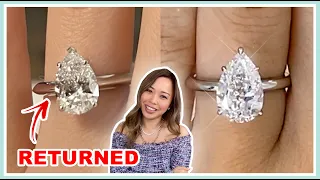 She RETURNED Her High End Store Engagement Ring and We Made a Better One